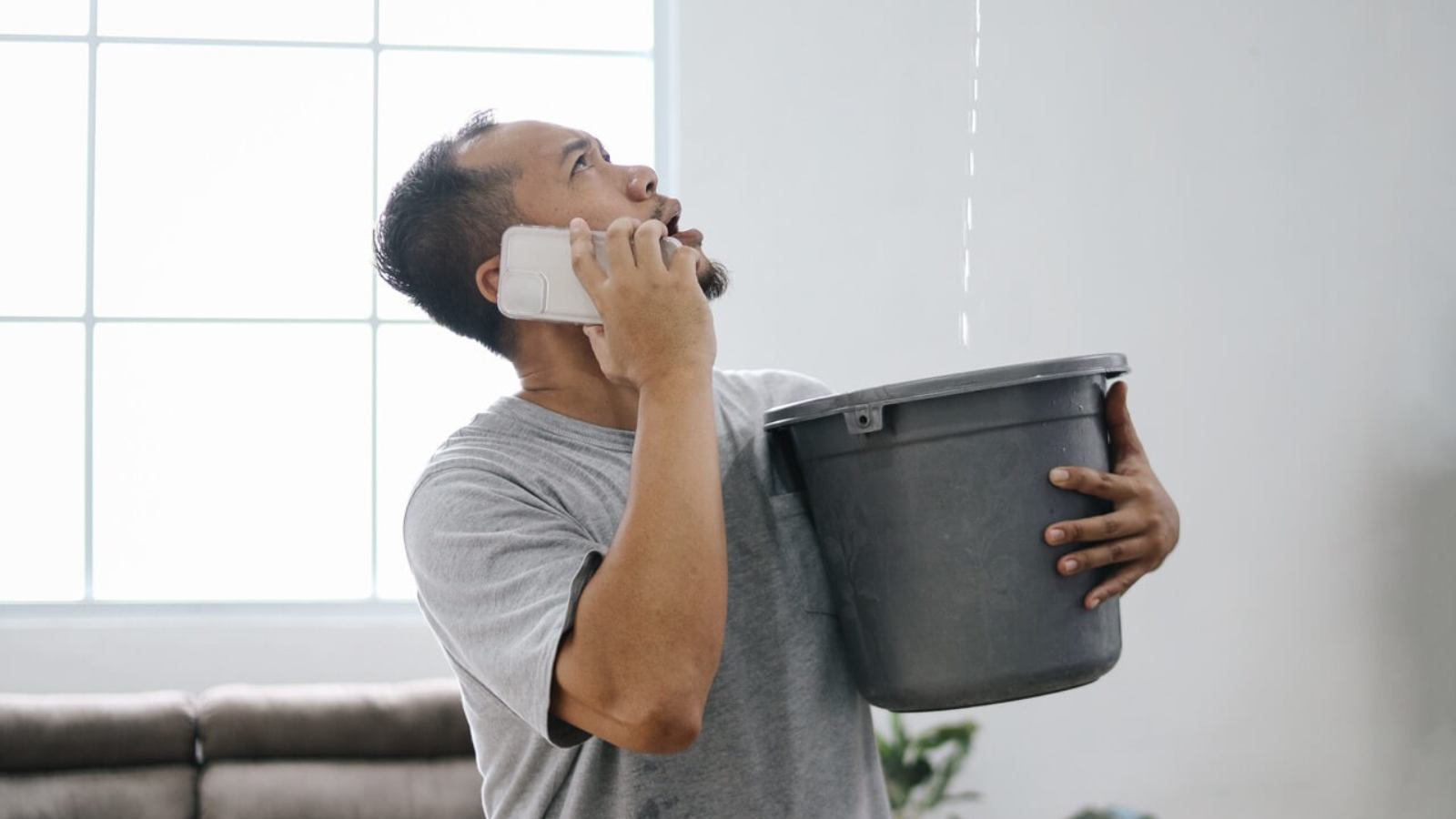 Wasserschaden vor einer professionellen Leckortung